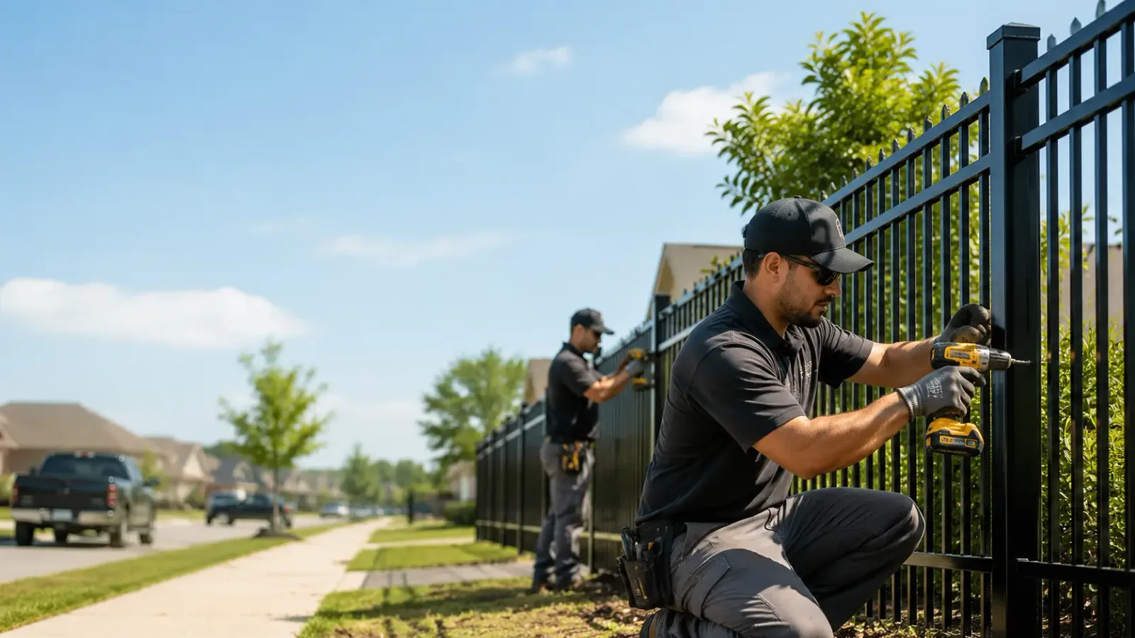 Metal Fence Installation in Newtown, VA
